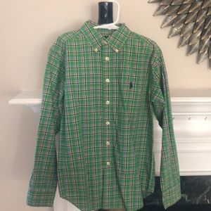 Ralph Lauren button down shirt for boys size 8/10